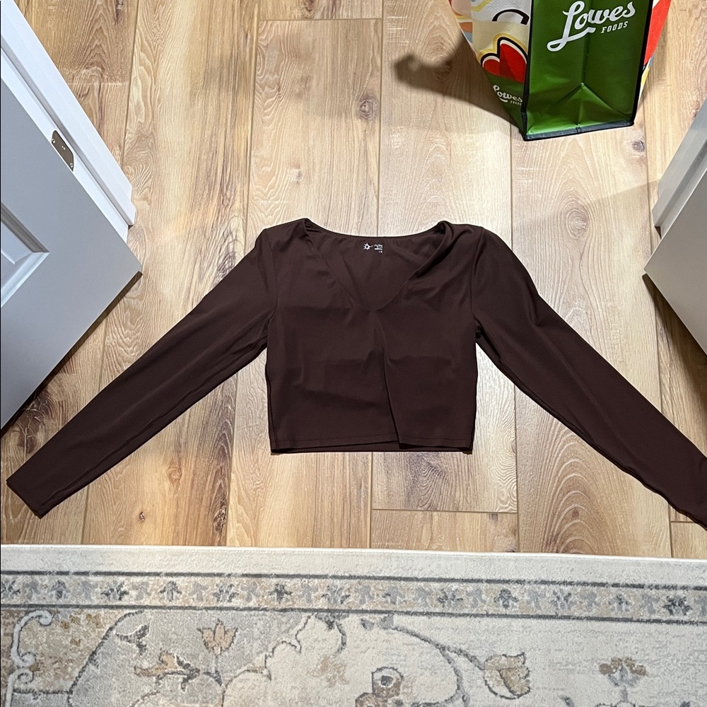Aerie Offline Cropped Long Sleeve